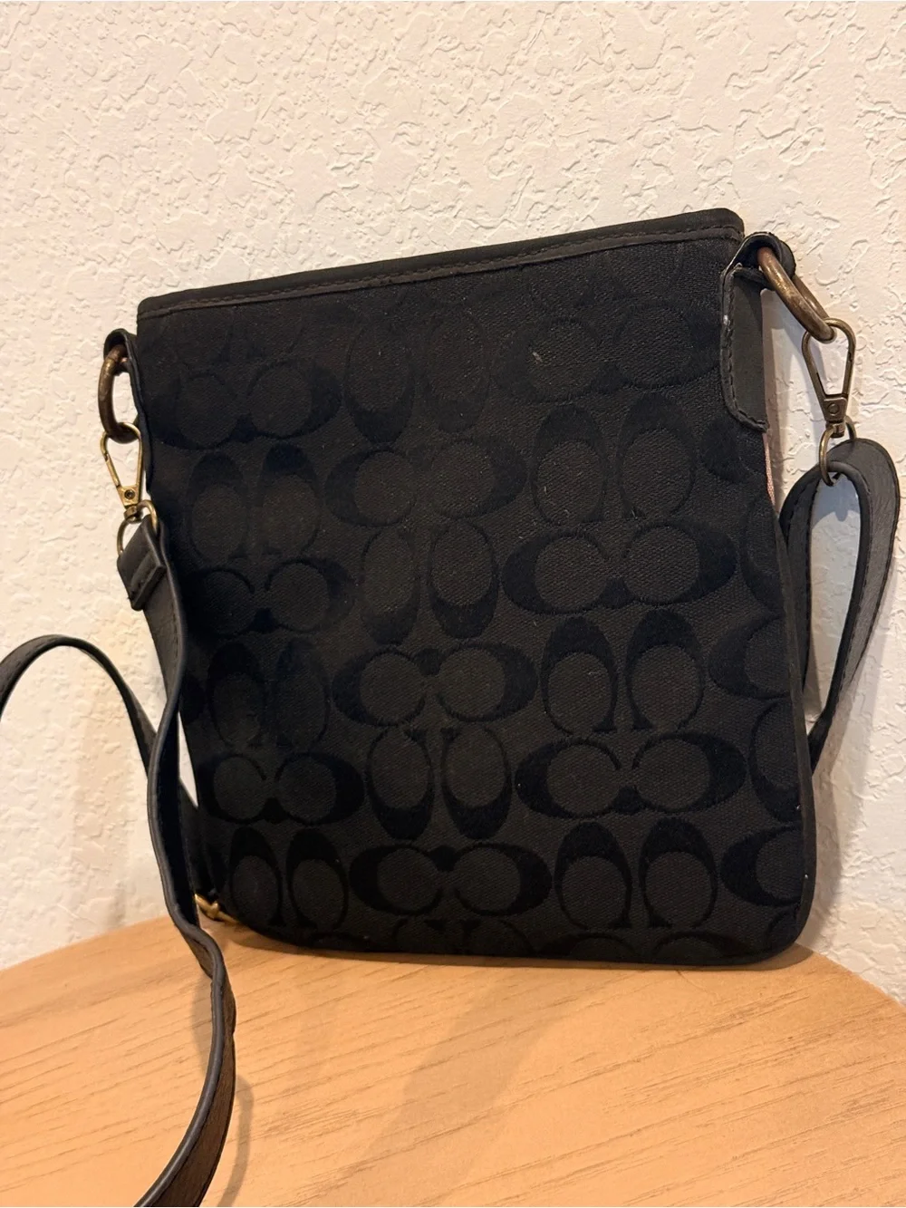 Coach Patchwork Crossbody in‎ Multi Patch Colors with Black Strap